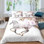 Housse de couette xcm avec x taies d'oreiller x cm, d imprim�� microfibre literie parure de lit linge ...