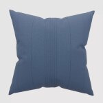 Housse de coussin 40x40 cm adele bleu, par soleil d'ocre