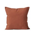 Housse de coussin 40x40 cm alix corail, par soleil d'ocre