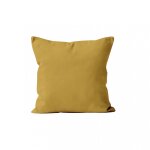 Housse de coussin 40x40 cm alix jaune, par soleil d'ocre