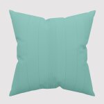 Housse de coussin 60x60 cm adele bleu lagon, par soleil d'ocre