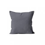 Housse de coussin 60x60 cm alix gris, par soleil d'ocre