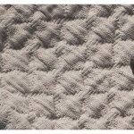 Housse de coussin en coton lav� 45x45 cm brooklin ficelle, par toison d'or