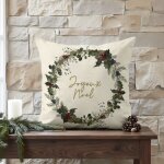 Housse de coussin en coton multicolore 50x50