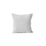 Housse de coussin lin 60x60 cm linen blanc, par soleil d'ocre