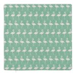 Housse de coussin motif flamants