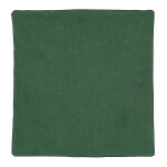 Housse de coussin passepoil�e effet velours