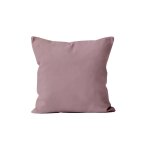 Housse de coussin unie 60x60 cm alix rose, par soleil d'ocre