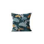 Housse de coussin en velours 40x40 cm velvet b02, par soleil d'ocre