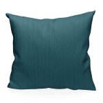 Housse de coussin en velours 40x40 cm velvet bleu canard, par soleil d'ocre