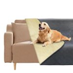 Housse de protection imperm�able pour chien et chat, 152 x 127 cm, gris, r�sistante aux rayures et poils, ...