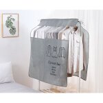 Housse prot�ge housses de v�tements 90 × 110cm gris housse de anti - poussi�re protection portant universelle ...