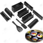 Htbe� moule noir maison bricolage sushi outil boule de riz moule sushi machine sushi machine algues riz ...