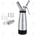 Htbe� pistolet a cr�me 500ml all - aluminium silicone g�teau caf� cr�me glac�e dessert maison fantaisie ...