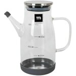 Huilier - la mediterranea - 600 ml - acier inoxydable - verre borosilicate - multicolore