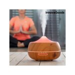 Humidificateur diffuseur d'arômes led wooden - effect innovagoods Humidificateur diffuseur d'arômes led wooden - effect innovagoods