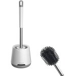 Ibergrif brosse wc silicone - brosse toilette et supports, anti - goutte, antibact�rienne, balai wc ventil�e, ...