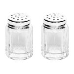Ibili lot de 2 petites poivrière ou salière verre inox Ibili lot de 2 petites poivrière ou salière verre inox