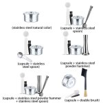 Icafilas capsule de café réutilisable en acier inoxydable, dosette de filtre a café rechargeable pour ... Icafilas capsule de café réutilisable en acier inoxydable, dosette de filtre a café rechargeable pour ...