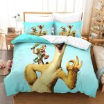 Ice age housse de couette d imprim�� cartoon - parure de lit microfibreavec fermeture ��clair, housse ...