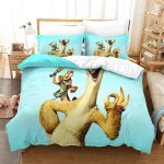 Ice age parure de lit pi��ces pour cartoon impression d housse de couette en microfibre avec taies king�xcm� ...
