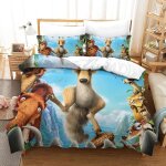 Ice age pcs housse de couette cartoon ensemble de housse de couette imprim�� d taie d'oreiller parure ...