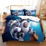 Ice age sets housse de couette avec taies d'oreiller, d cartoon imprim�� microfibre literie parure de ...