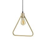 Ideal lux abc - plafonnier a 1 lumi�re en laiton antique, e27