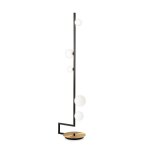 Ideal lux birds lampadaire globe noir
