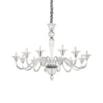 Ideal lux brigitta - suspension a 12 ampoules transparentes, e14