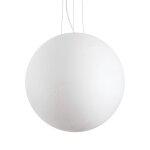 Ideal lux carta plafonnier suspension globe blanc