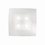 Ideal lux celine - grand plafonnier d'int�rieur a 4 ampoules, blanc, e27