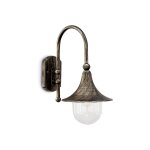 Ideal lux cima - applique murale ext�rieure a 1 ampoule en laiton ip43, e27