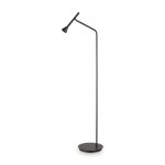 Ideal lux diesis lampadaire de travail de lecture led noir 3000k