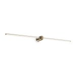 Ideal lux filo salle de bains � led int�gr�e � 2 lumi�res sur miroir en laiton clair 2000lm 3000k ip44 ...