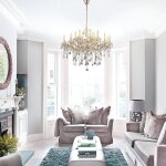 Ideal lux florian - lustre en cristal a 18 ampoules au fini dor�, e14