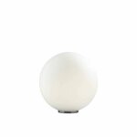 Ideal lux mapa bianco - lampe de table / lampadaire a 1 ampoule large globe blanc, e27