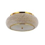 Ideal lux pasha' - plafonnier a 14 ampoules or