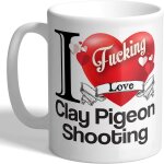 If * cking love tir au pigeon d?argile - tasse