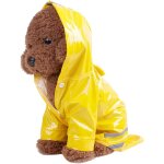 Imperm�able ext�rieur pour chiot avec capuche (jaune) veste imperm�able pu imperm�able r�fl�chissant ...