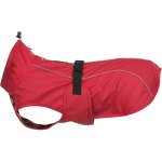 Imperm�able pour chien - trixie - vimy - xl - 80 cm - rouge - polyester imperm�able