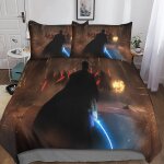 D imprim�� star wars housse de couette parure de lit avec taies d'oreiller, the mandalorian ousse de ...