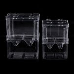 Incubateur transparent d'levage de poissons a double pont, bote d'isolation d'aquarium incubateur d'closion ...