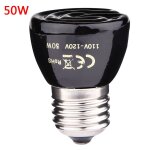 Inda - lampe chauffante infrarouge noire pour animaux de compagnie, emetteur en cramique, ampoule chauffante, ...