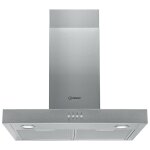 Indesit ihbs 6. 5 lm x hotte murale acier inoxydable 432 m� / h