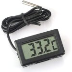 Indicateur de temp�rature du thermom�tre lcd num�rique - noir, 4, 8 cm x 2, 8 cm x 1, 5 cm, avec sonde ...