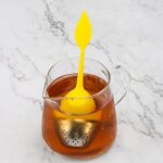 Infuseur a th en acier inoxydable, boule a th, feuille, passoire a th pour appareil de brassage, filtre ...