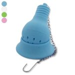 Infuseur de th� ampoule boule et 1 socle rose