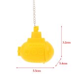 Infuseur a th en forme de sous - marin d'animaux cratifs, passoire, sac a th en silicone, diffuseur ...