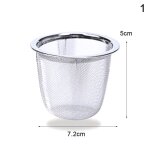 Infuseur a th rutilisable en acier inoxydable avec poigne, passoire a th, thire, sachet, filtre, ...